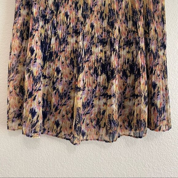 Broadway & Broome for J.Crew Size 8 Multi-Color Pleated Mini Skirt - Picture 8 of 11